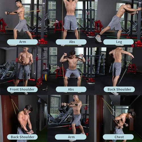 image for WHATAFIT Resistance Bands, Exercise Bands，Resistance Bands for Worki