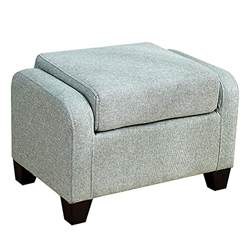 Poufs et repose-pieds carrés assise confortable coton bronze 60cm - 2