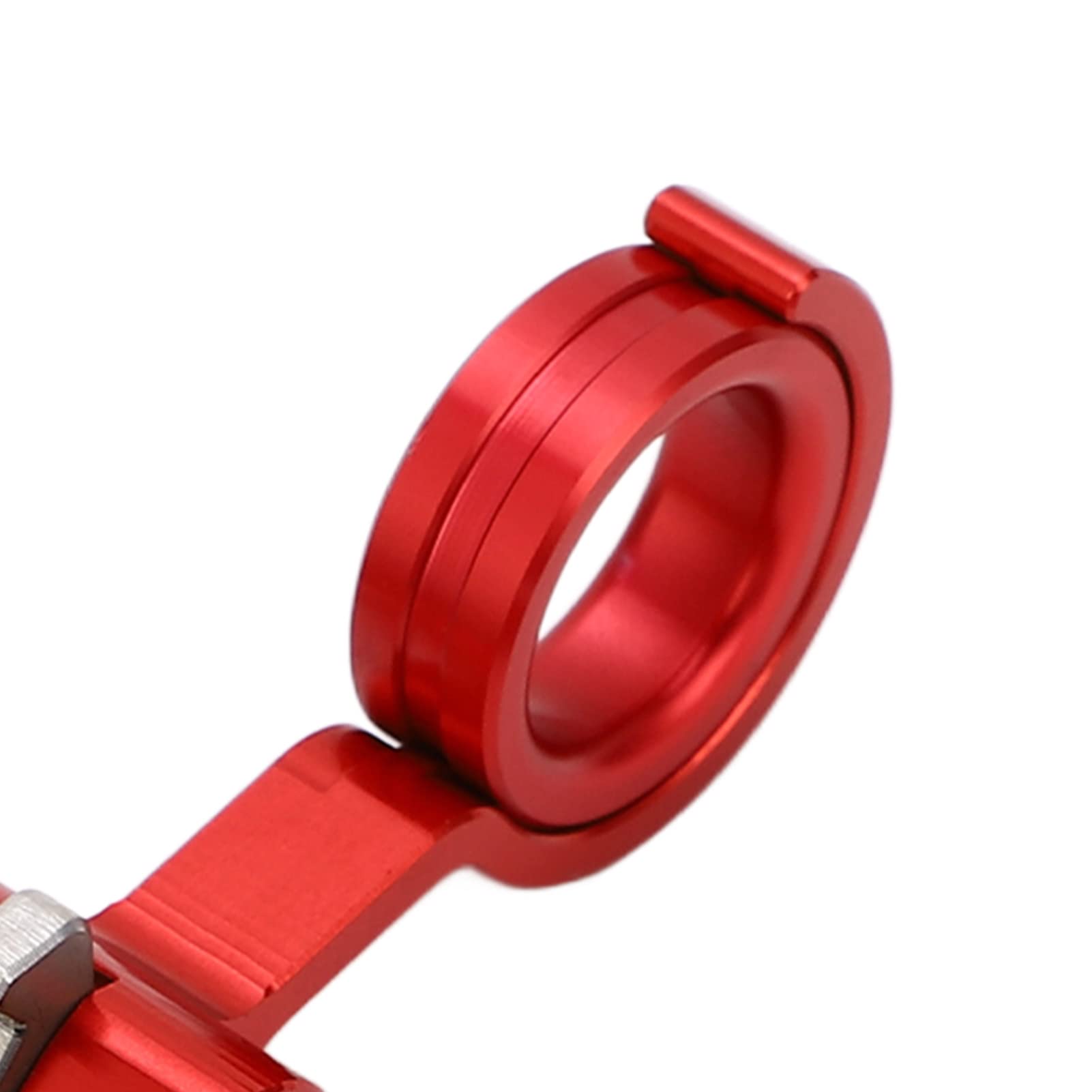 Maniglia del morsetto del reggisella e clip del telaio posteriore, morsetto del tubo del sedile della bici in lega di alluminio, lavorazione CNC a sgancio rapido per bici (Rossa)
