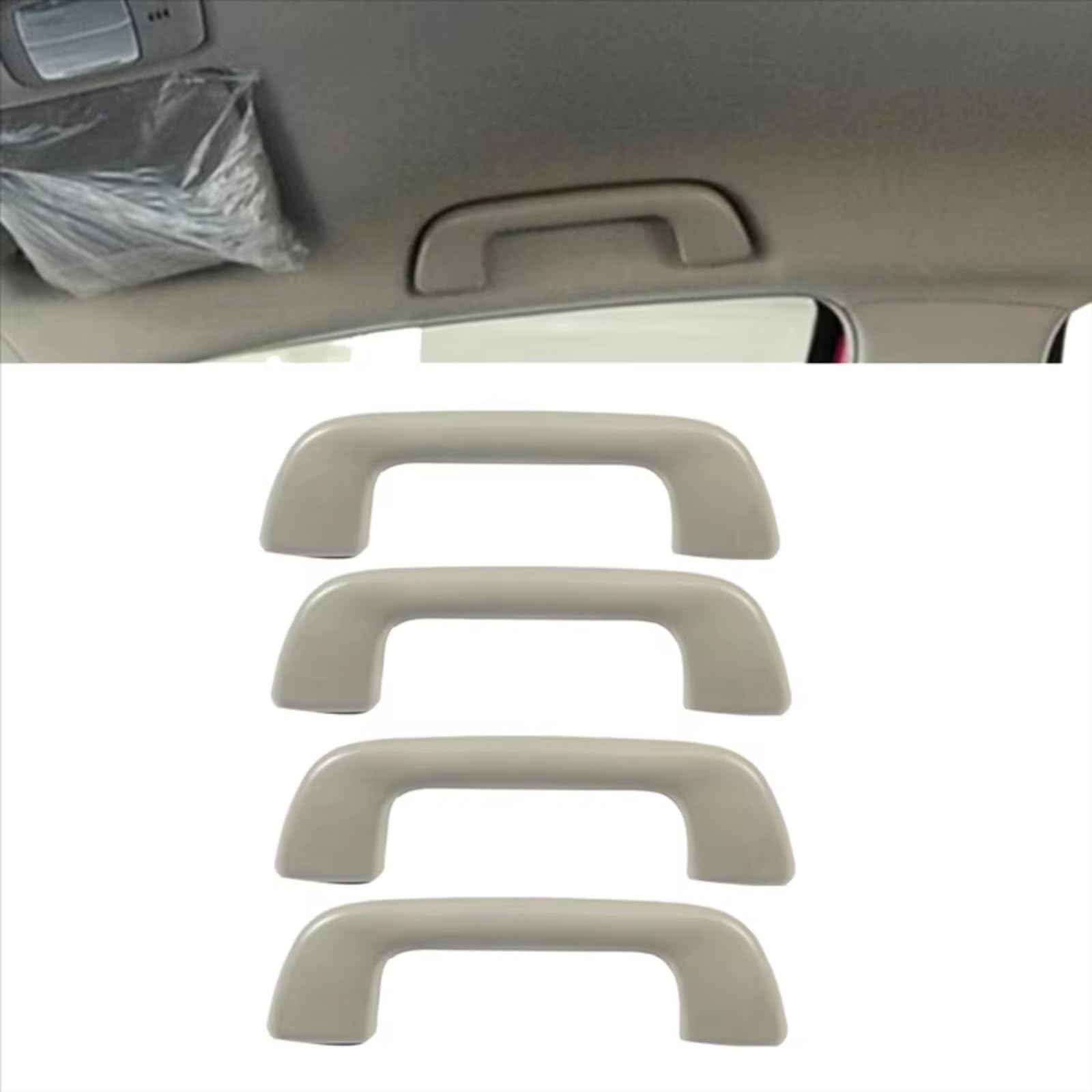 Generico Maniglia Trazione Tetto Compatibile con Toyota per Corolla 2008-2013 4 Pz Auto Interno Tetto Bracciolo Soffitto Tirare Maniglia Maniglia della Porta 74610-52020