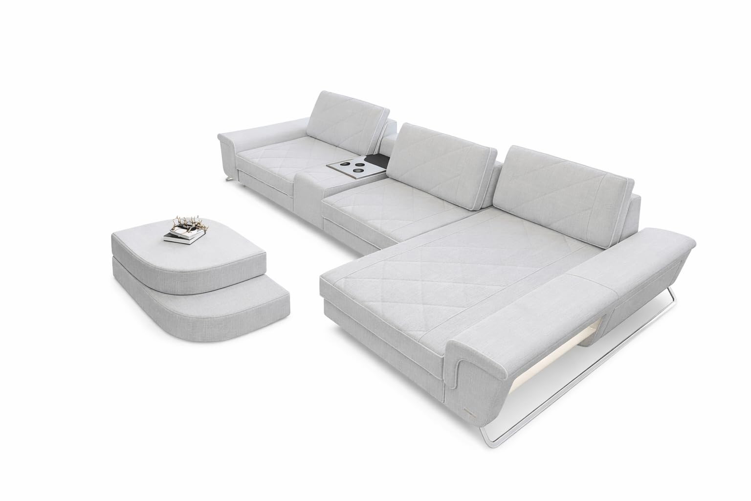 Sofa Dreams Stoff Ecksofa Bari L-Form