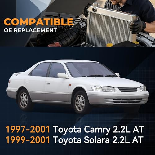 Image of Auto Dynasty 1909 Radiator for 1997-2001 Toyota Camry Solara 2.2L AT