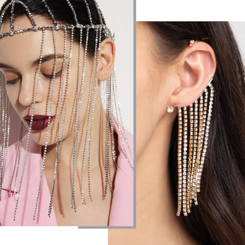 Rhinestone Chain 10 Yards Rhinestone Trim Silver Bling Diamond Rhinestones Strips 3mm Glitter Bling Crystal Rhinestones Close Chains Claw Cup Chains Trim for Sewing DIY Crafting Jewelry Clothes