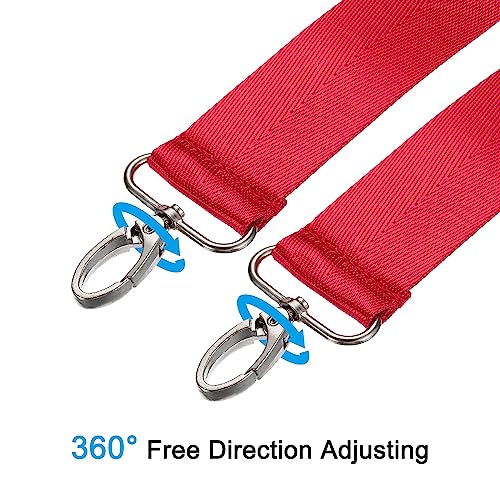 PATIKIL Shoulder Strap, Nylon Adjustable Replacement Strap with Anti-Slip Padded Metal Swivel Hooks3