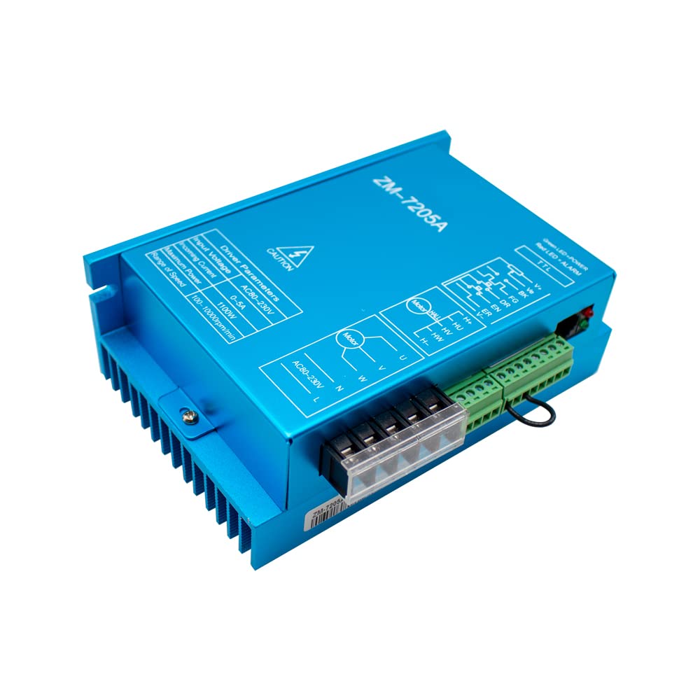310V Driver del Motore Brushless DC ad Alta Tensione con Unità di Impostazione Intelligente Portatile ZM-7205 220V AC Max. 5A 1100W BLDC