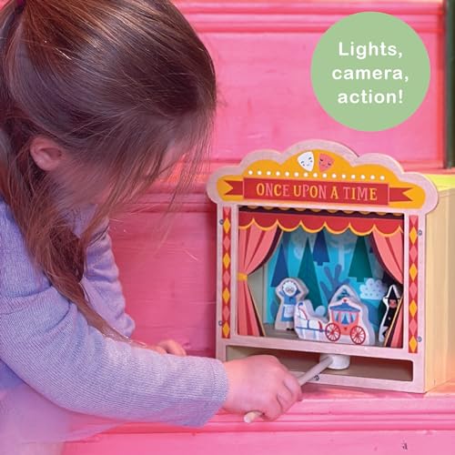 Mentari MT7313 Toys - Wooden Tabletop Theater - Wooden Puppet Stand thumb #5