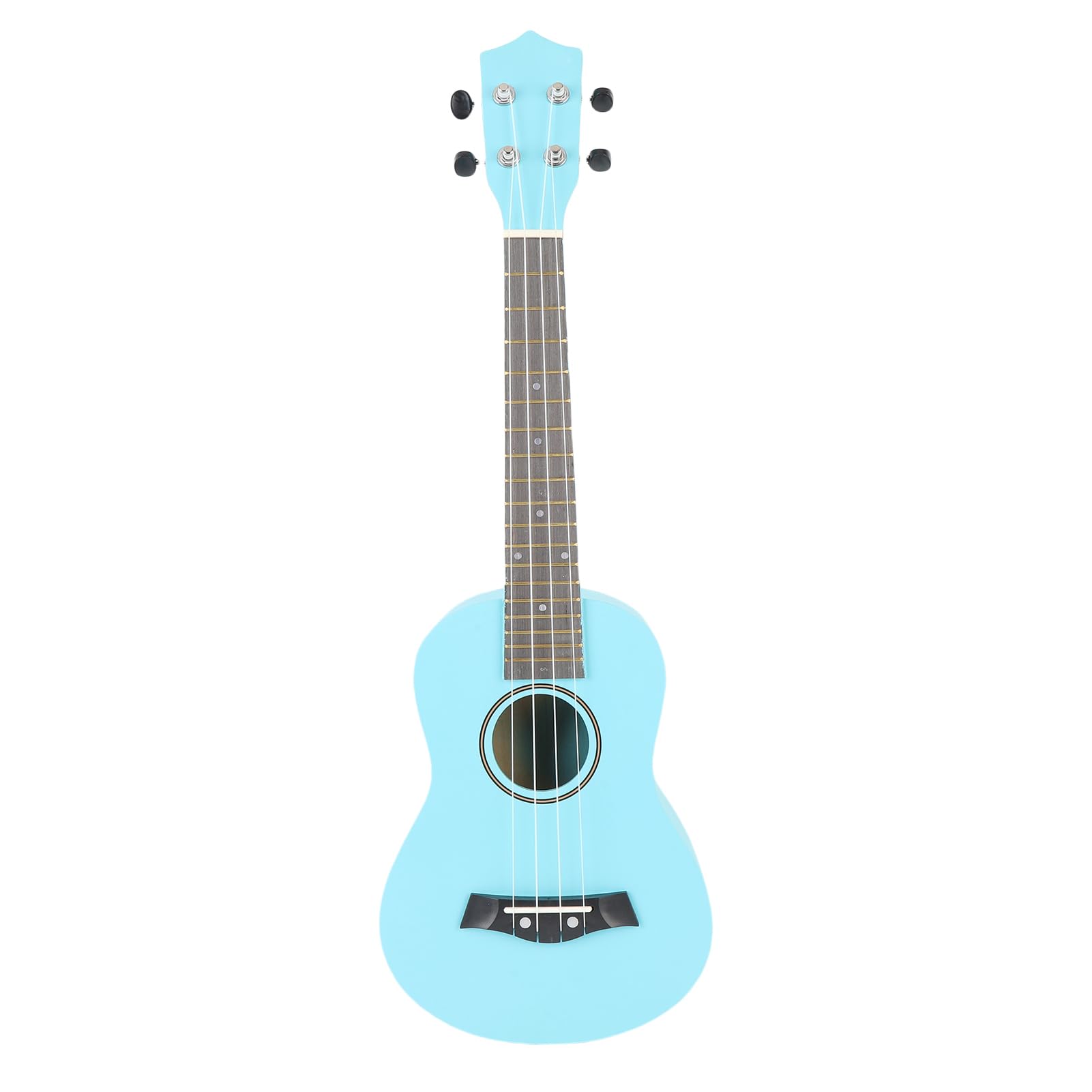 POENVFPO Starter Kit per Ukulele in Tiglio da 61 Cm per Principianti, con Accordatore Elettronico, Corde in Nylon, Borsa, Tracolla e Plettri, Regalo Perfetto per le Vacanze di Compleanno