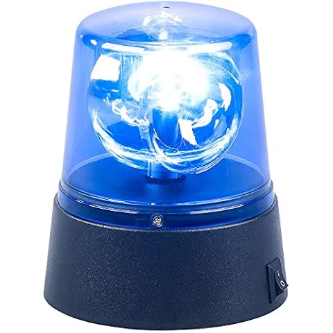 Lampe gyrophare bleu LED Lunartec Cover