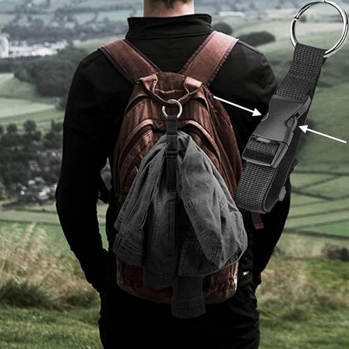 Image of 2PCS Luggage Hook add a Bag Luggage Carrying Hook Duty Belt Key Holder (Multi-Purpose)