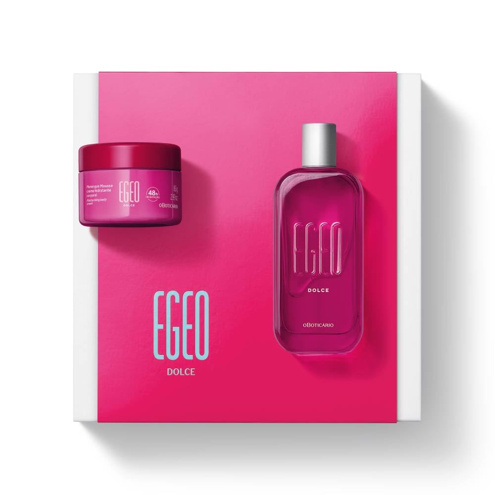 O Boticário | Egeo Dolce | Set Regalo Mujer | Perfume EDT + Mousse Corporal