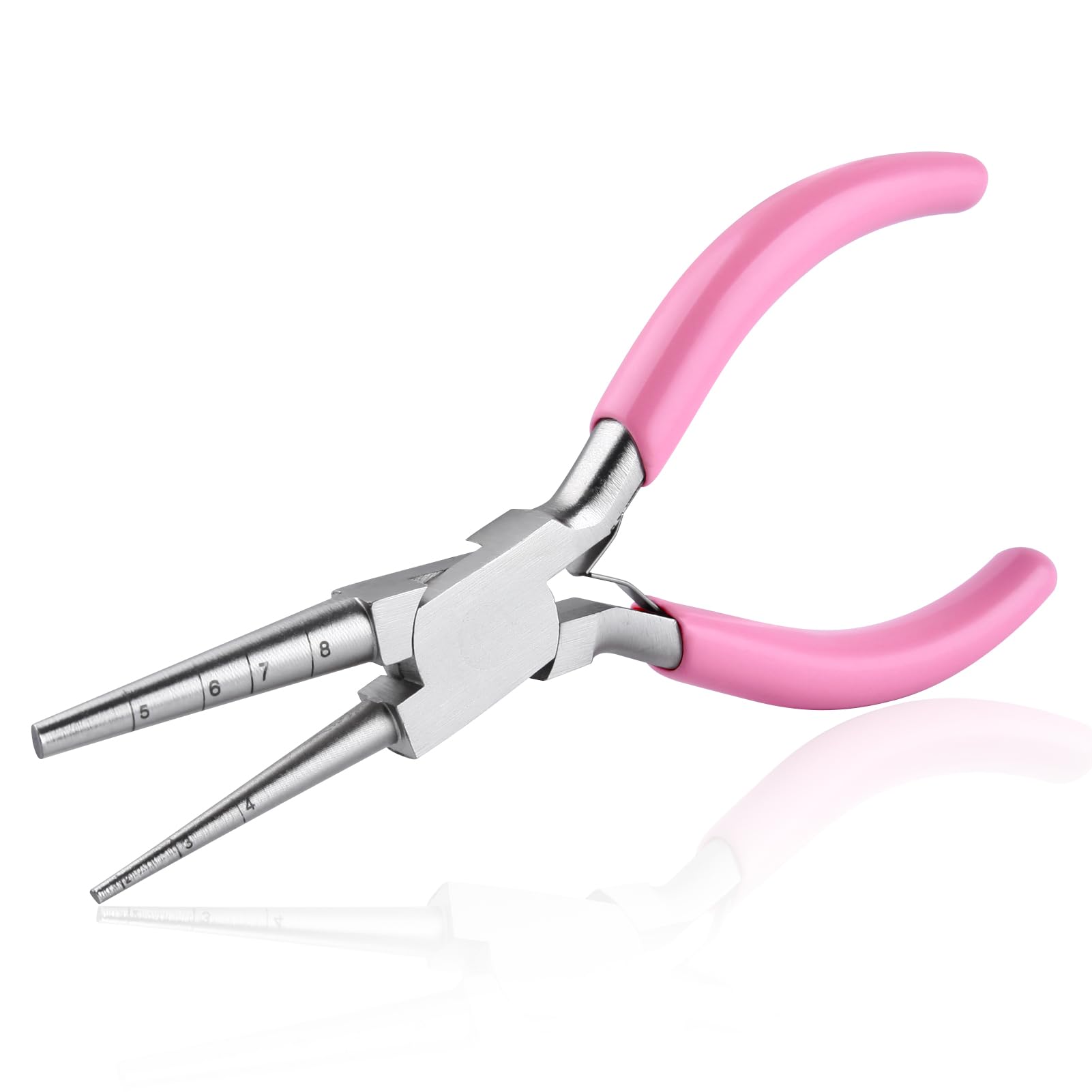 SPEEDWOX Wire Looping Pliers Precision Round Nose Pliers for Jewelry Making Jewelry DIY Plier Jewelry Tool (2-8mm Loops) for Beading Jewelry Making and Wire Forming