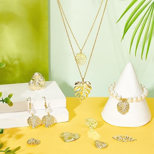 PH PandaHall 35Pcs Monstera Leaf Charms - Image 4