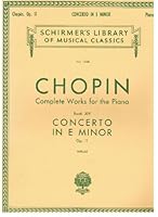 Concerto in E Minor, Op. 11 [Complete Works for the Piano, Book XIV] B000K0ATQK Book Cover