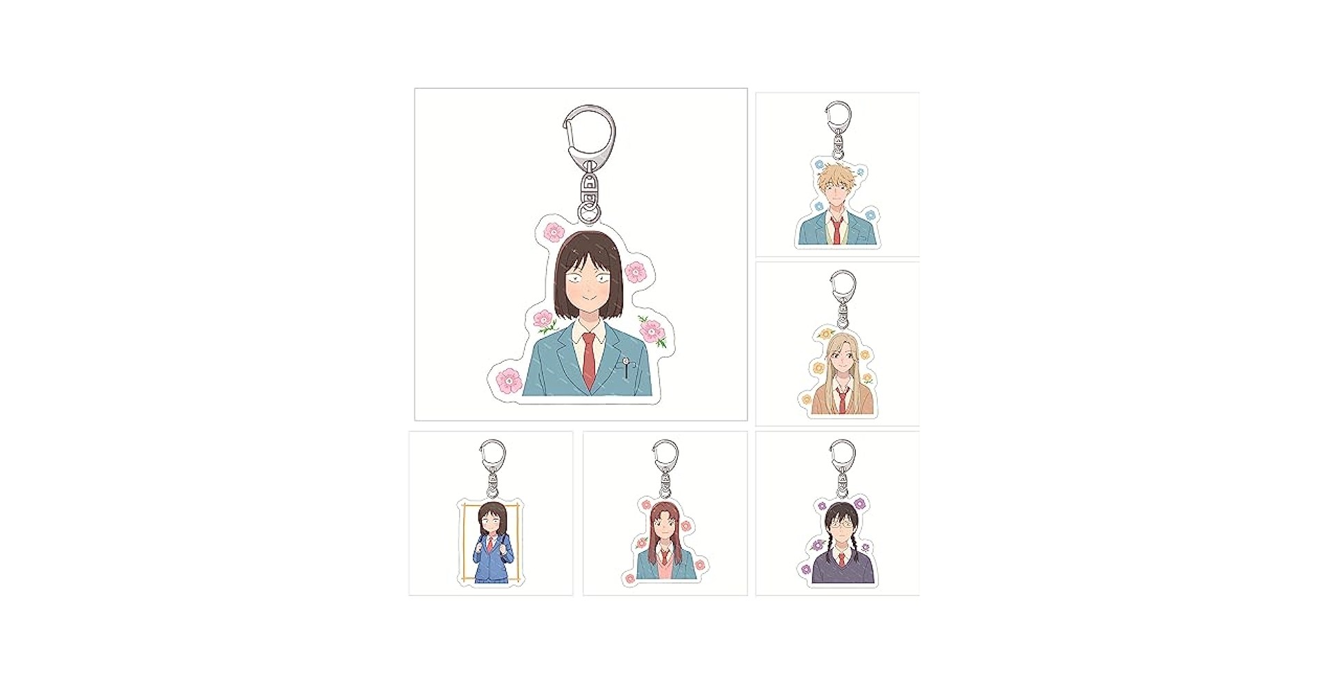 スキップとローファー お菓子 アクリルキーホルダー 美津未 ミカ 結月 誠 兼近 Amazon.co.jp: スキップとローファー アクリル キーホルダー