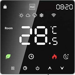 Xylozon 3A Smart Thermostat for Combi Boiler | WiFi Programmable Room Thermostat | Works with Tuya App, Alexa or Google Ho…