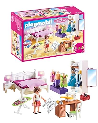 PLAYMOBIL Dollhouse 70208 Dormitorio, con Efectos de Luz, A Partir de 4 años | Ya disponible en tu tienda friki favorita! En mundofriki.es!