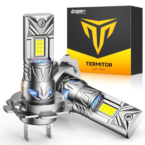 Image of Termitor πππππ¬π-πππ§ H7 Led Bulb, ππ,πππππ H7LL 24 DualβSided HighβFocus CSP LED Chips, Canbus Ready, Superior Heat Dissipation, ππ,πππHrs Lifespan Fog, IP68 Waterproof, 2 Pack