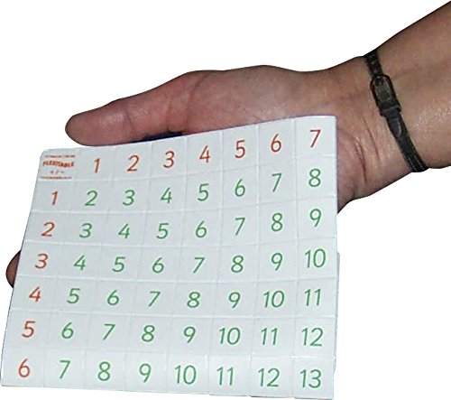 Flexitable - ADDITION & SUBTRACTION Folding Grid: Set of 10 & Instruction Manual