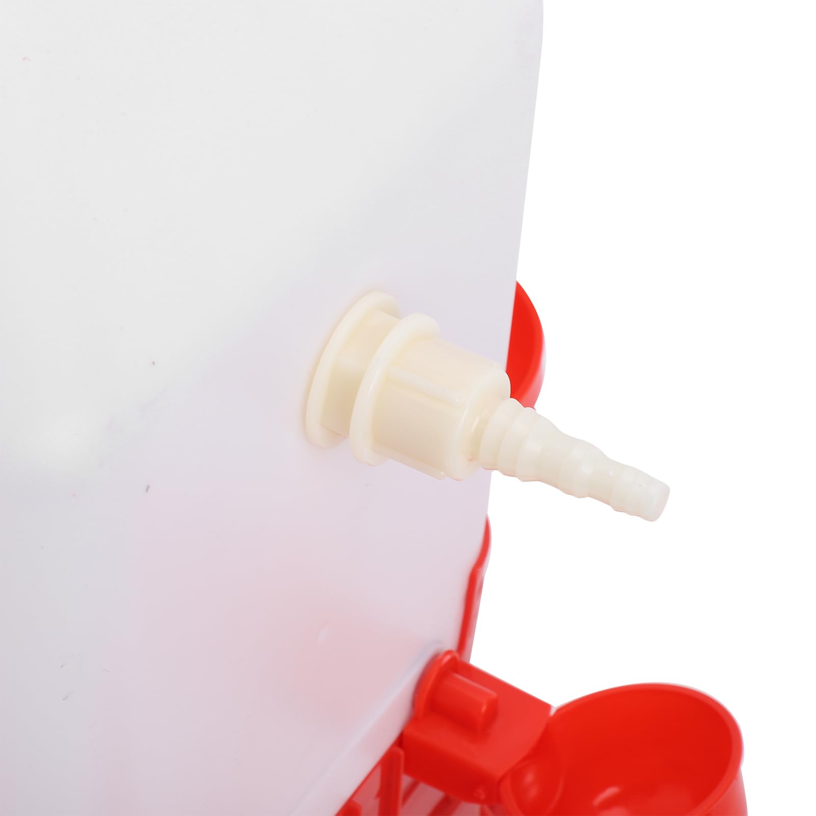 Haofy Abbeveratoio Automatico per Pollame, Design in Plastica da 10 Litri con 4 Ciotole per Anatre e Polli in Ambienti Agricoli