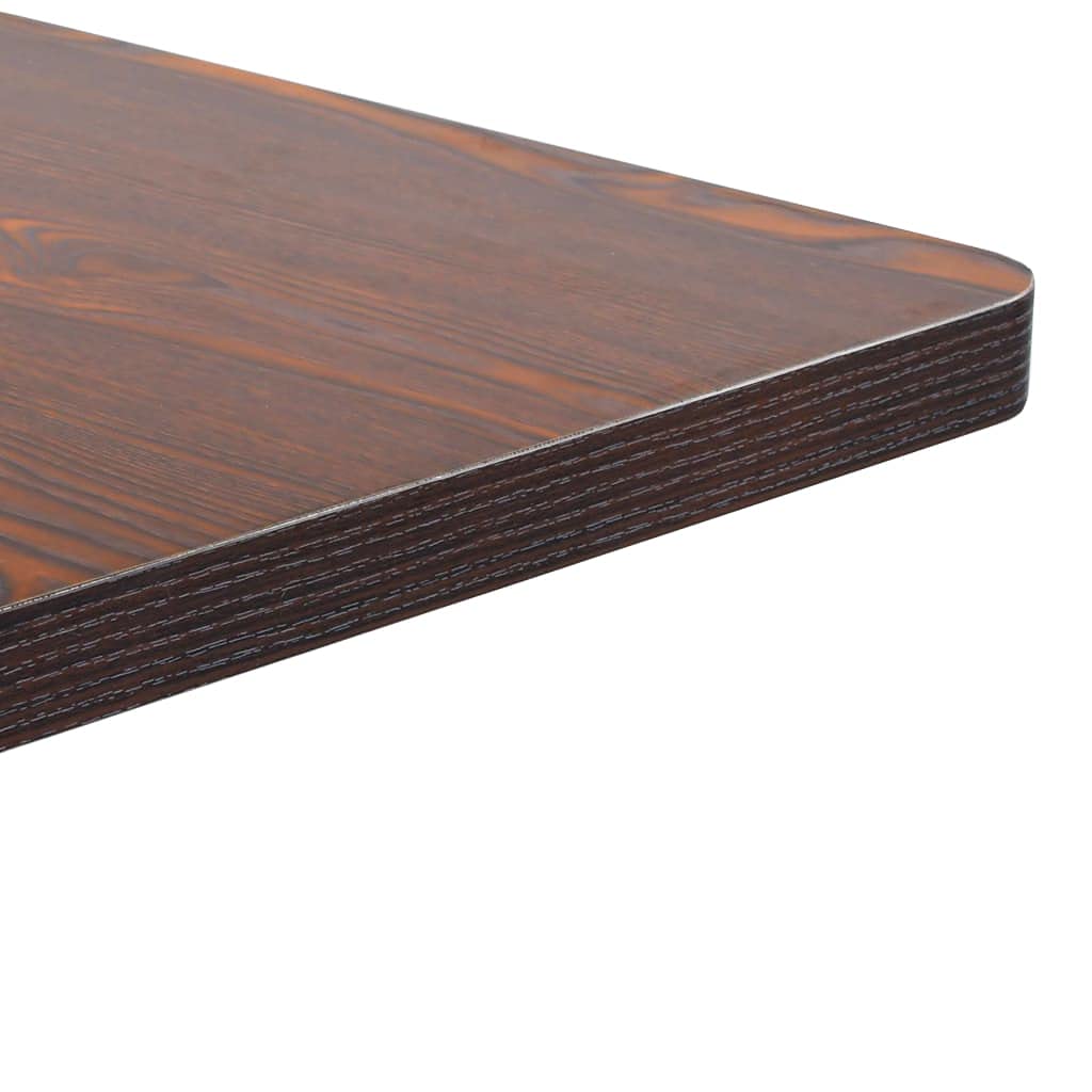 vidaXL Bistrotisch für 2 Personen Bartisch Bartresen Stehtisch Tresentisch Esstisch Tisch Küchentisch Partytisch Dunkelbraun 50x50cm MDF