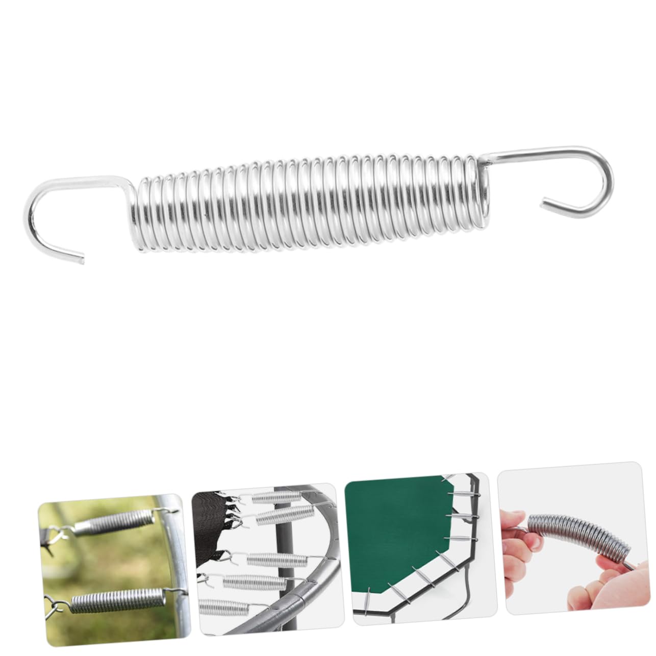 Abaodam 10stücke Ersatz-trampolinfedern Robuste Trampolin-ersatzfedern Wetterbeständige Metall-trampolinfedern Für Trampolinteile-wartung