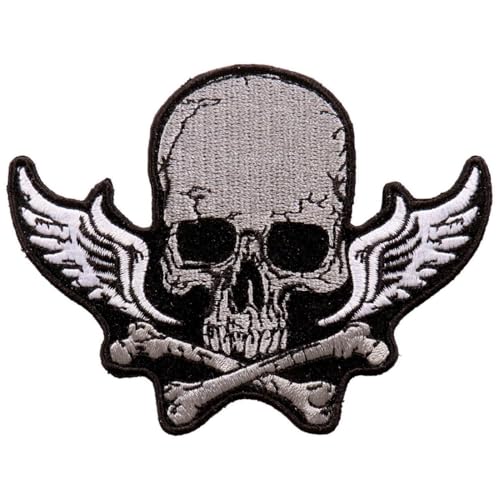 Hot Leathers PPA9640 Skull Bones and Wings 4