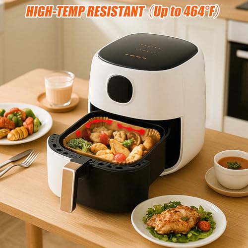 Image of Air Fryer Magnets Silicone Buckle for Parchment Paper Liners, High-Temp Resistant Air Fryer Accessories, Lock Paper from Heating Element or Covering Food, Prevent Burning & Uneven Cooking