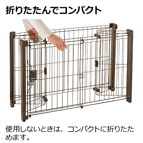 リッチェル(Richell) 折りたたみアルミペットサークル 90-60 BR の商品画像 4