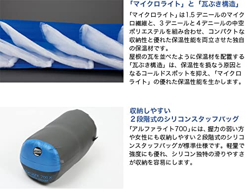 Amazon.co.jp: イスカ(ISUKA) アルファライト 700 [最低使用温度-6度