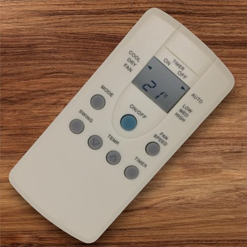 Image of Sanavya AC Remote Control - Compatible Replacement for Split & Window Air Conditioners - Replicates Genuine Remote Functions (Carrier Ac Remote 167)
