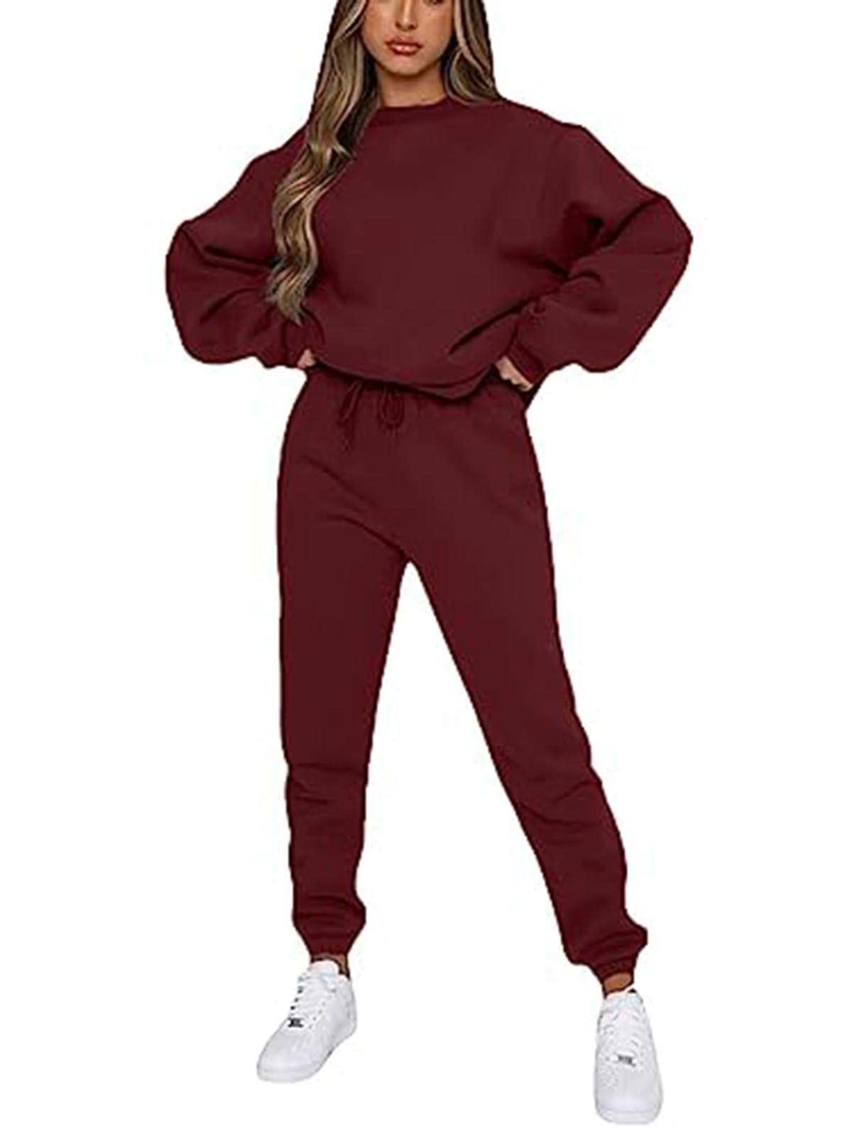 Amazon.com: Alunzoem Sweatsuits for Women 2 Piece Crewneck