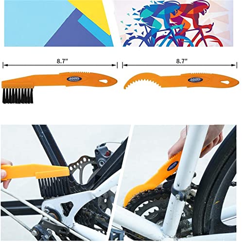Bike Cleaning Kit (9pcs), Including Chain Cleaner for