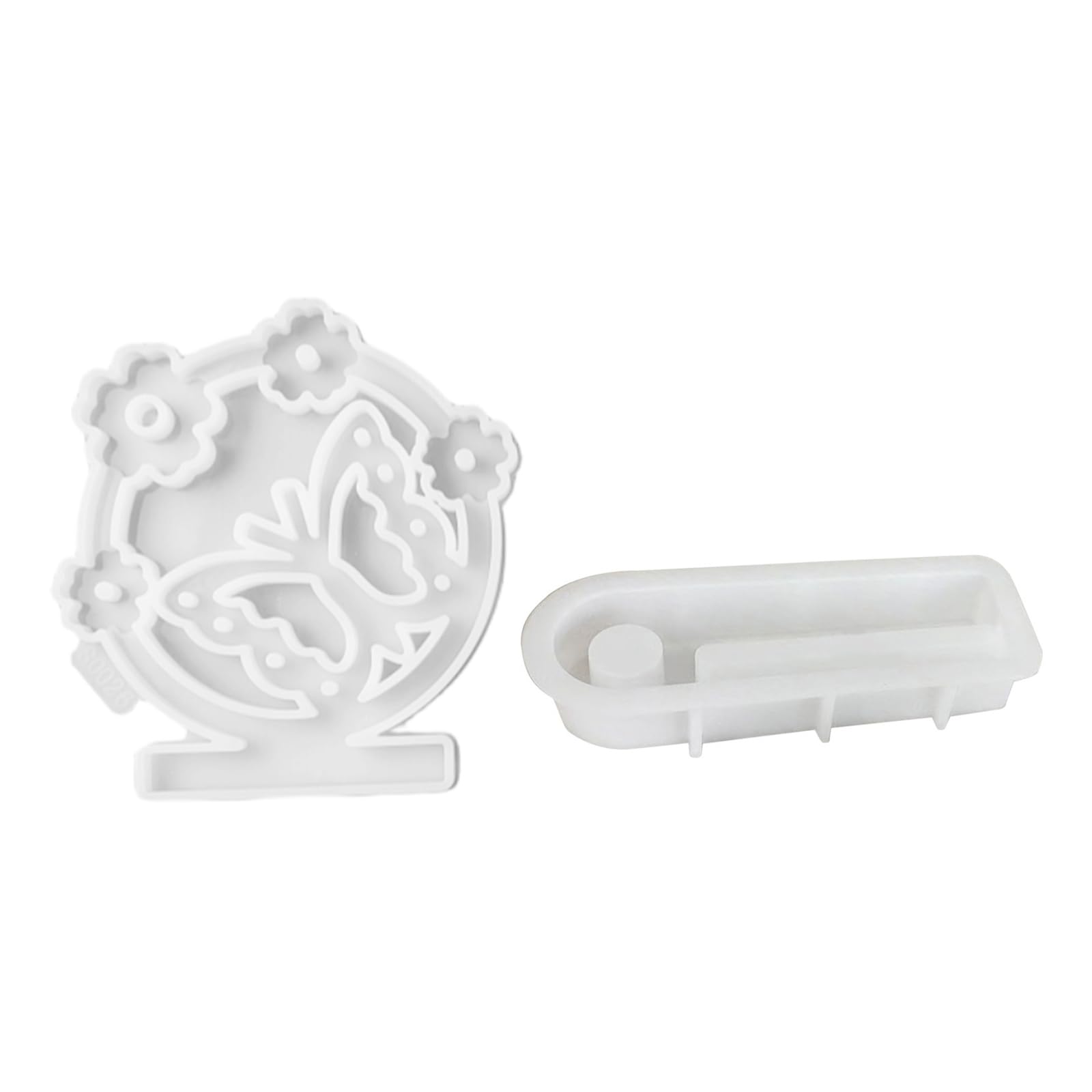 NEWFT Butterfly Holder Molds with Base for Craft Making Holder Easter Decorations Gypsum Ornaments Making