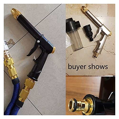 Lavadora de alta presión Pistola de agua Manguera de jardín Boquilla Pulverizador para chorro de agua Olla de espuma Herramienta de limpieza eléctrica del automóvil Dropshipping Pistola de agua de al