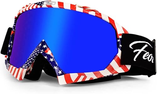 Gafas de motocross, gafas de motocross, gafas de motocicleta ATV para adultos, a prueba de viento, Mx Dirtbike Racing gafas de seguridad para montar