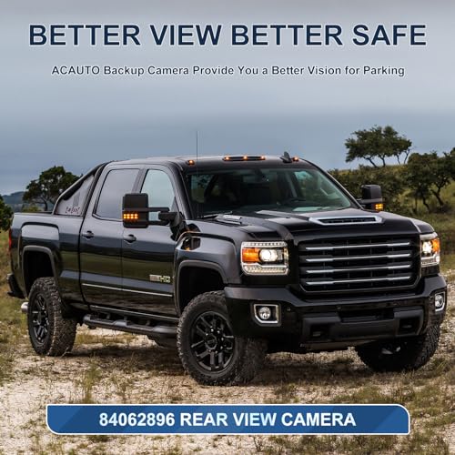 Image of Rear View Backup Reverse Camera Fit for Chevy Silverado, Fit for GMC Sierra 1500 HD 2500 HD 3500 HD 2016-2018,Safety Parking Back Up Assist Camera OE Number 84062896