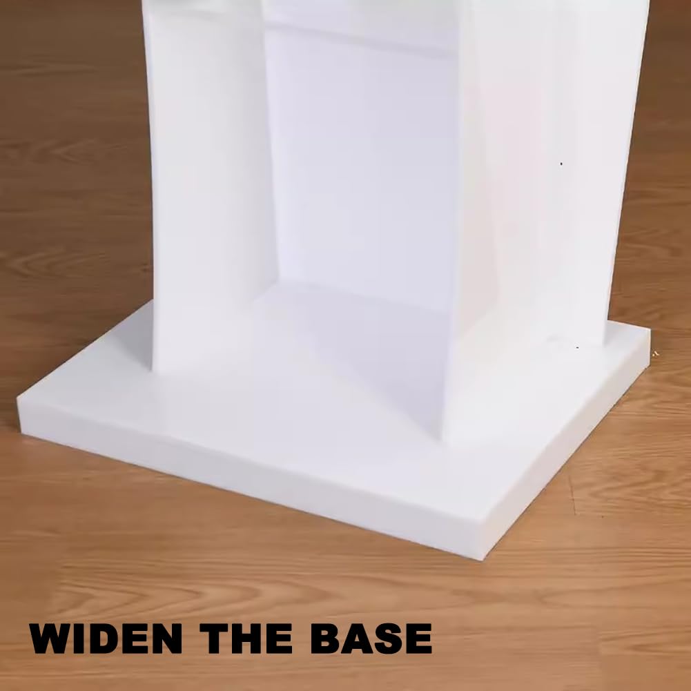Podium en acrylique transparent avec 2 niveaux d'espace de rangement pour salle de classe, église, restaurant, séminaire et événements scolaires