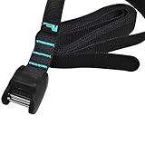 Tie Down Straps Cambuckle Amarres de Carga Heavy Duty 10 ft, 2 Pack, Bonus Carry Case Superior Strength Moving Straps, Truck, Trailer Motorcycle Tie Downs Strap with No Scratches by Rated Outdoors