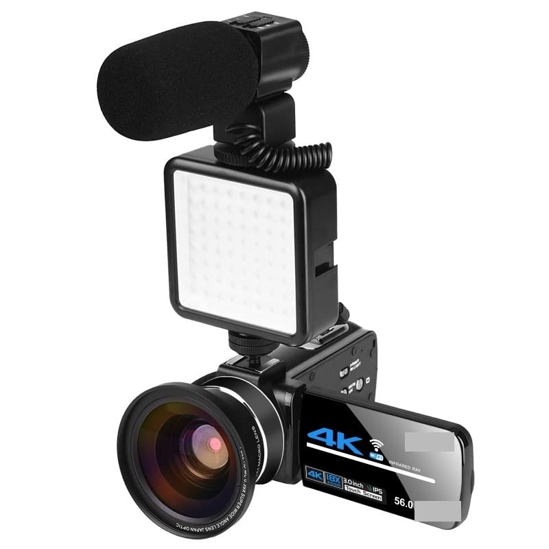 Caméscope 4k de voyage pour filmer vos vlogs en vision nocturne