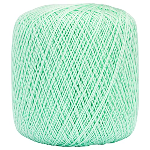 Image of Coats Crochet Aunt Lydia's Crochet, Cotton Classic Size 10, Mint Green
