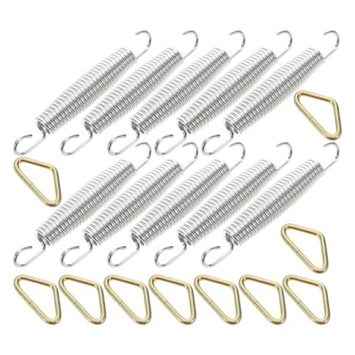 Kit de 10 ressorts métalliques de 14 cm de longueur totale VICASKY haute résistance mécanique