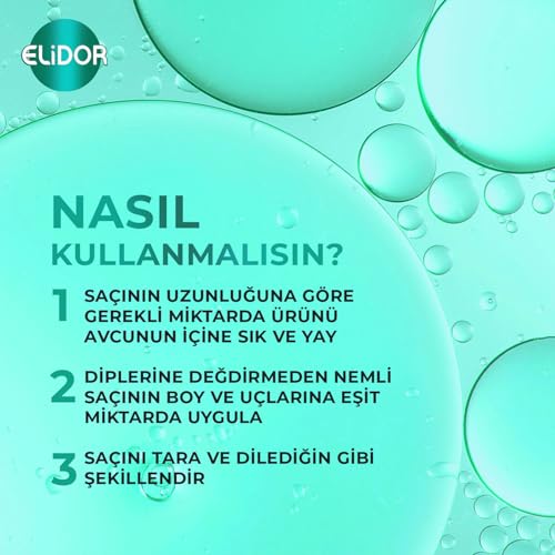 Elidor 7/24 Belirgin Bukleler Saç Bakım Kremi 240 Mililitre