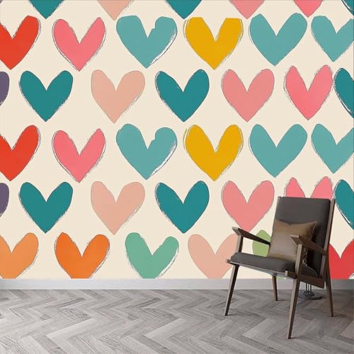 Fotomurales Decorativos Amar Papel Pintado 350x256 cm 3D Mural Amar Murales Póster Pared No Tejido Dormitorio Salón Paredes Decoración Fotomural Panorámico q3773