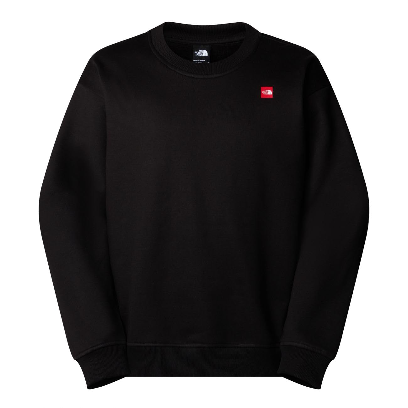 The North Face Unisex Axys Oversized Crew Sweatshirt, Tnf Black, XS