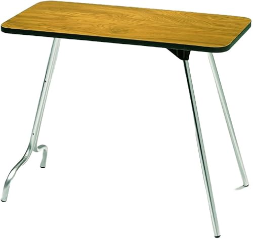 Surco 1632O - Mesa multiusos de roble de 16 x 32 pulgadas, color marrón