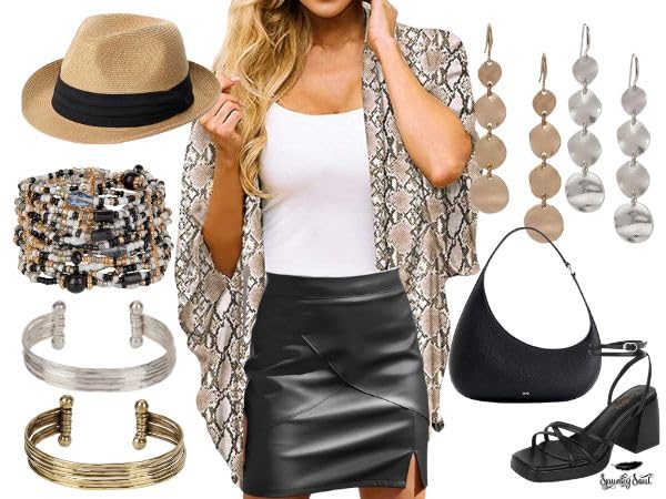 SPUNKYsoul Boho Round Minimalist 3 or 4 Statement Circle Disc Drop Dangle Earrings in Gold and Silver, Trendy Casual Everyday Chic Fashion Jewelry for Women, Gift Giving (Silver)4