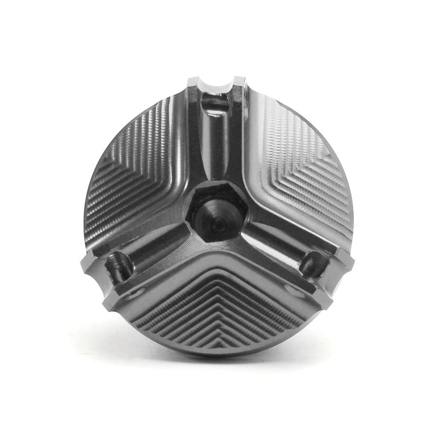 Cache-boulon de remplissage d'huile en aluminium CNC Suzuki SV650 design premium