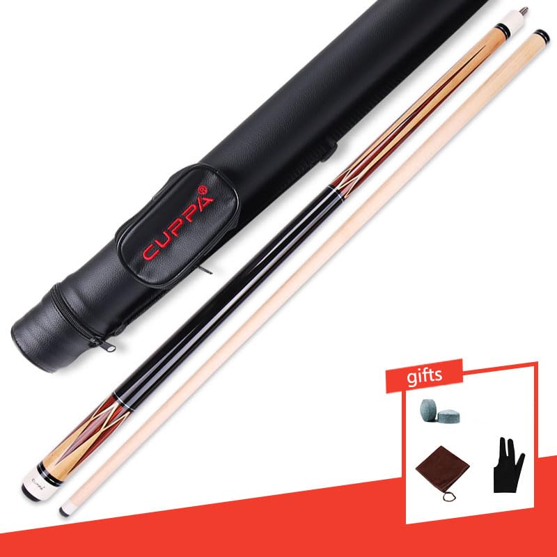 Queue de billard CUPPA 1/2 corps fendu en érable 147,3 cm 538,6 g - 7