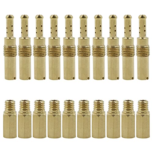 Vergaser Düse Hauptdüsen Kit Motorrad Teile Zubehör, 20 Teiliges Düsenset Hauptdüsenset Vergaser Haupt DüSen Kit Set Langsam/Pilotstrahl Metall Durable Automotorradpflege für PWK für OKO CVK Keihin