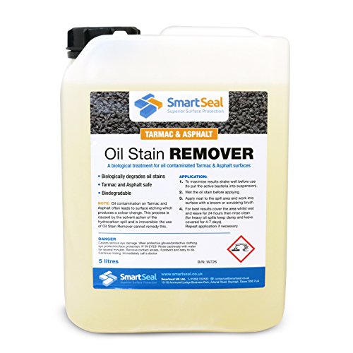 Smartseal Oil Stain Remover for Tarmac & Asphalt, 5 Litre